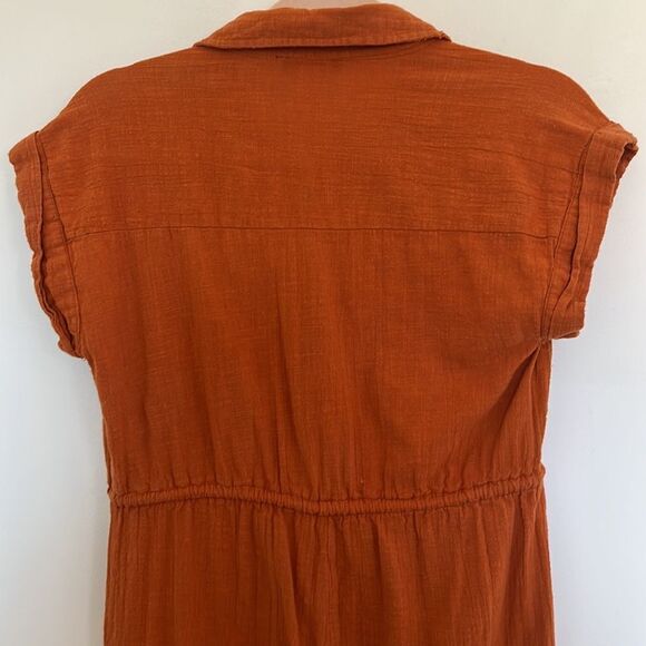 Cotton On Women’s XS rust colored cinch waist Spring Jumpsuit Pants suit - Picture 14 of 16